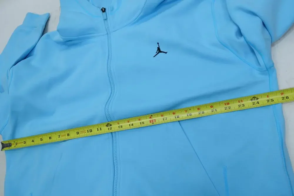 Jordan Dri-FIT Sport Hoodie Mens XL Blue Full Zip Fleece Basketball FV8602-497